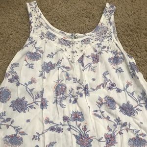 Cute mudd floral tank top